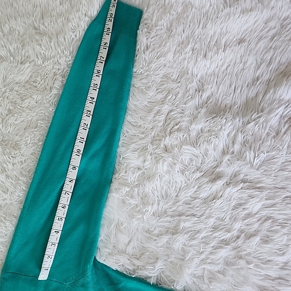 Canyon Lake Teal Button-Up Women's Sweater - Picture 5 of 6